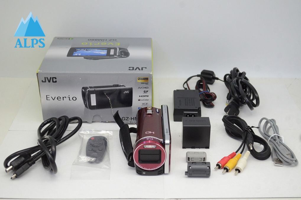 JVC ケンウッド Everio GZ-HM880 デジタルビデオカメラ レッド 元 250915f