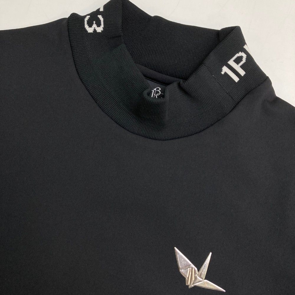 サイズ：2 1PIU1UGUALE3 GOLF GST162 長袖モックネックTシャツ  ブラック系 [240101441204] ゴルフウェア レディース ストスト サイズ：2 1PIU1UGUALE3 GOLF GST162 長袖モックネックTシャツ