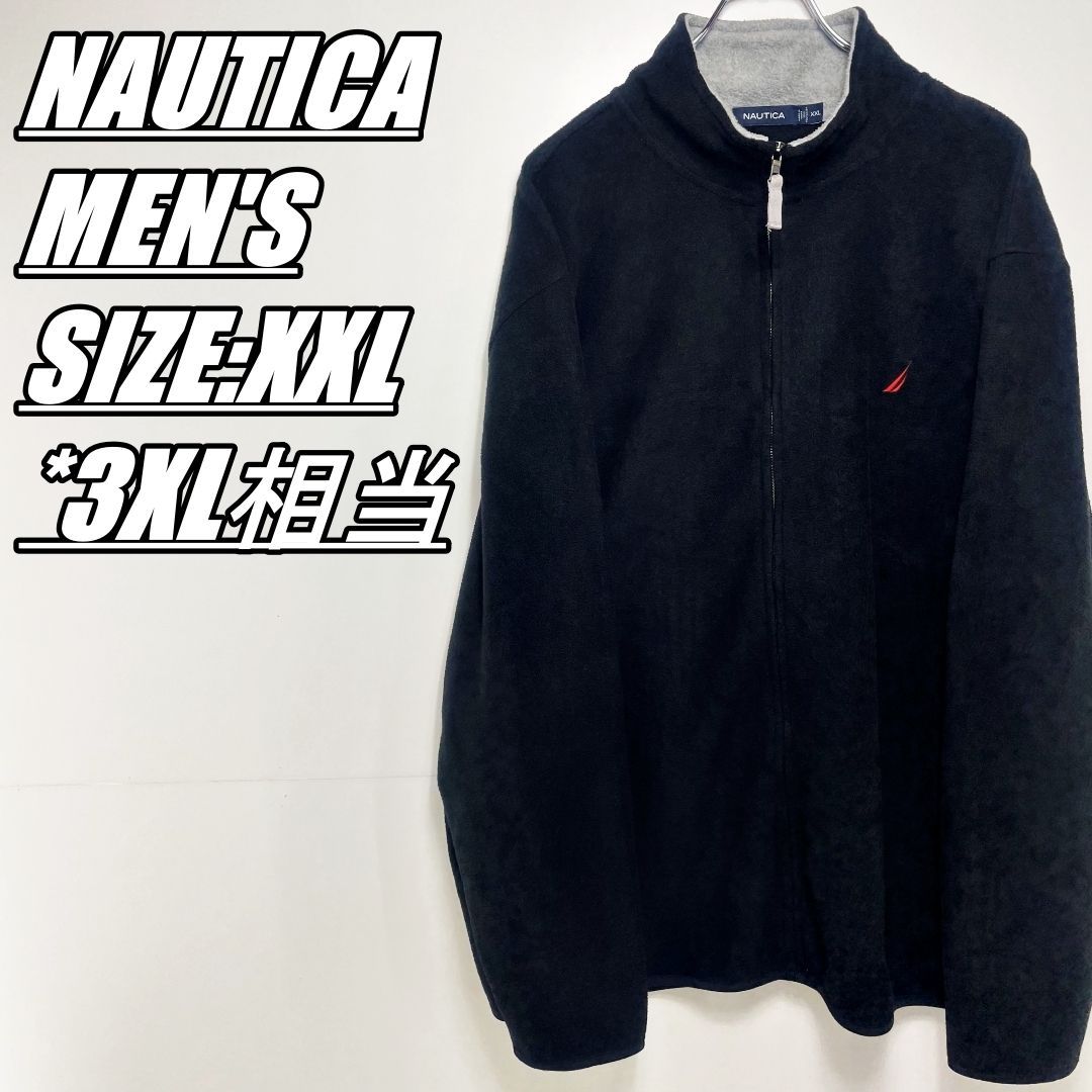 【US古着】NAUTICA　ノーティカ　フリースジャケット　メンズ　サイズ表記XXL　3XL相当