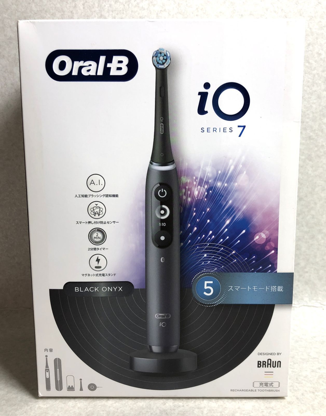 DH691 ブラウン Oral-B iO シリーズ7 電動歯ブラシ ブラックオニキス