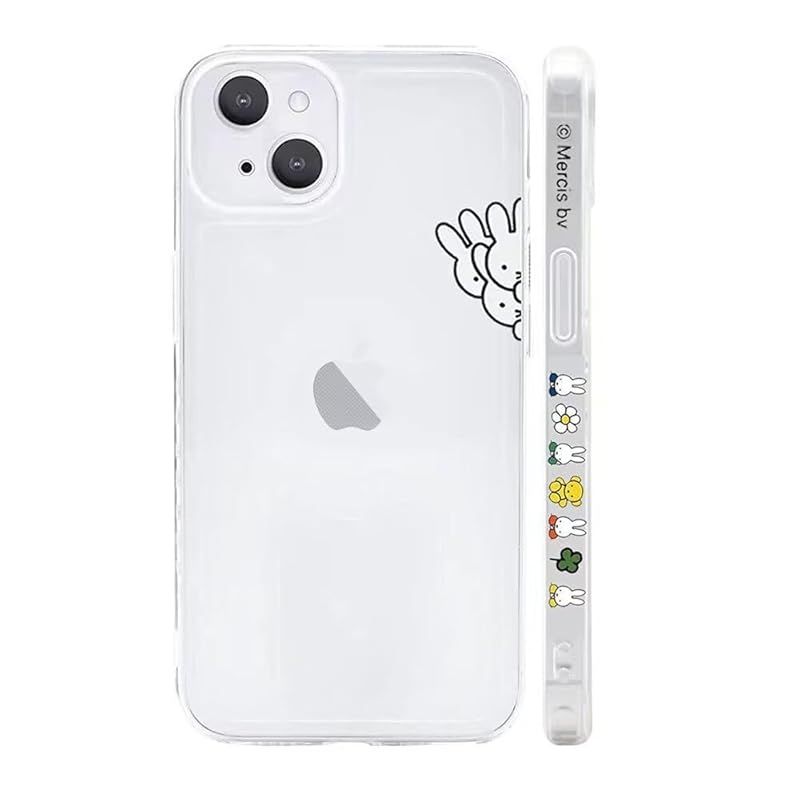 新品　iPhone11ProMax 用 ケース ミッフィー クリア iPhone 11 Pro Max 用 保護カバー キャラクター スマホケース ［透明 軽薄型 ワイヤレス充電対応 レンズ保護 ストラップホール付き］ 6.5インチ ケ
