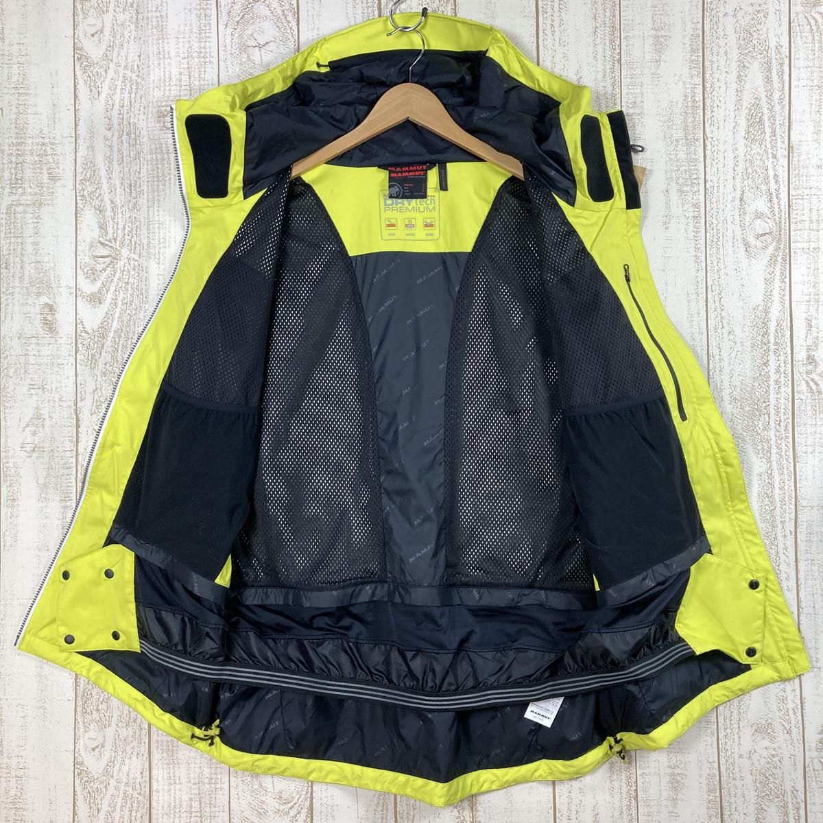 MENs L マムート ドライテック サイドフリップ ジャケット DRYtech SIDE FLIP Jacket ハードシェル スキーウェア  バックカントリー 厳冬期 スノーボードウェア MAMMUT 1010-22920 イエロー系 - メルカリ