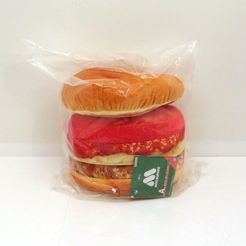 一番くじ モスバーガー A賞クッション B賞サマーブランケット セット新品未開封 一番くじ モスバーガー A賞クッション B賞サマーブランケット