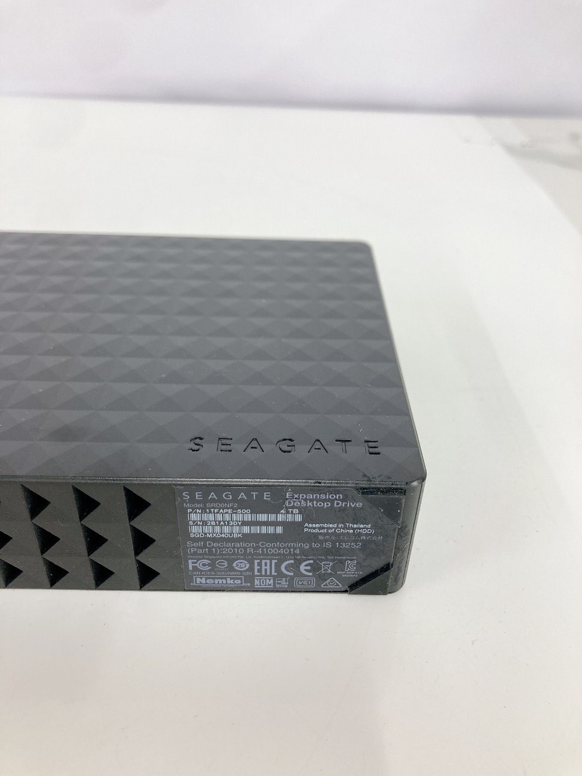 動作未確認】 Seagate HDD 4TB SGD-MX040UBK ELECOM 【電化製品】【2