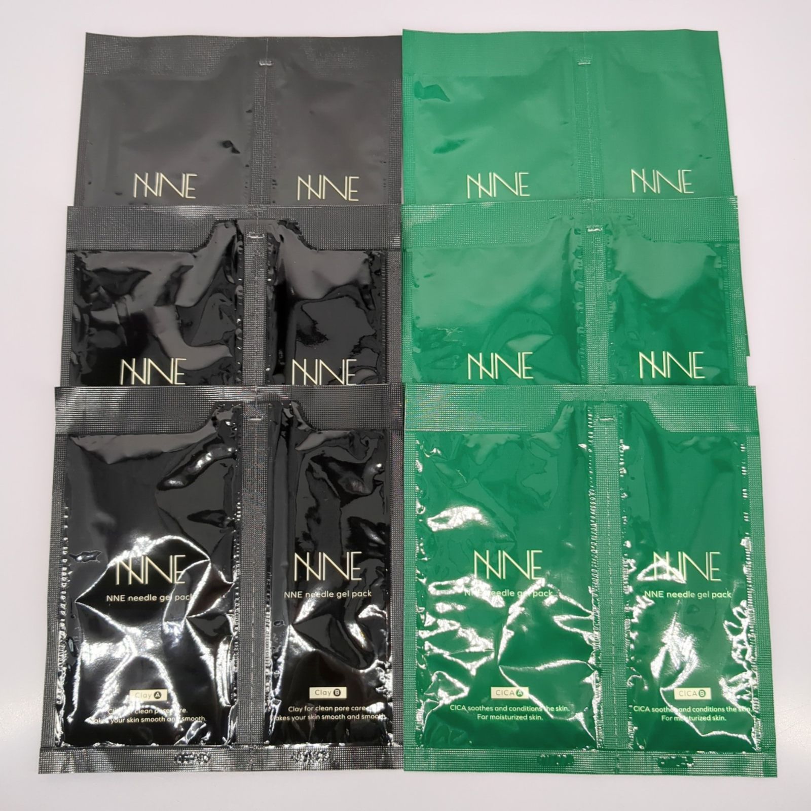 【新品未使用】NNEニードル炭酸パック 黒5セット緑5セット フロムココロ NNEニードル炭酸パック NNE ニードル炭酸パック