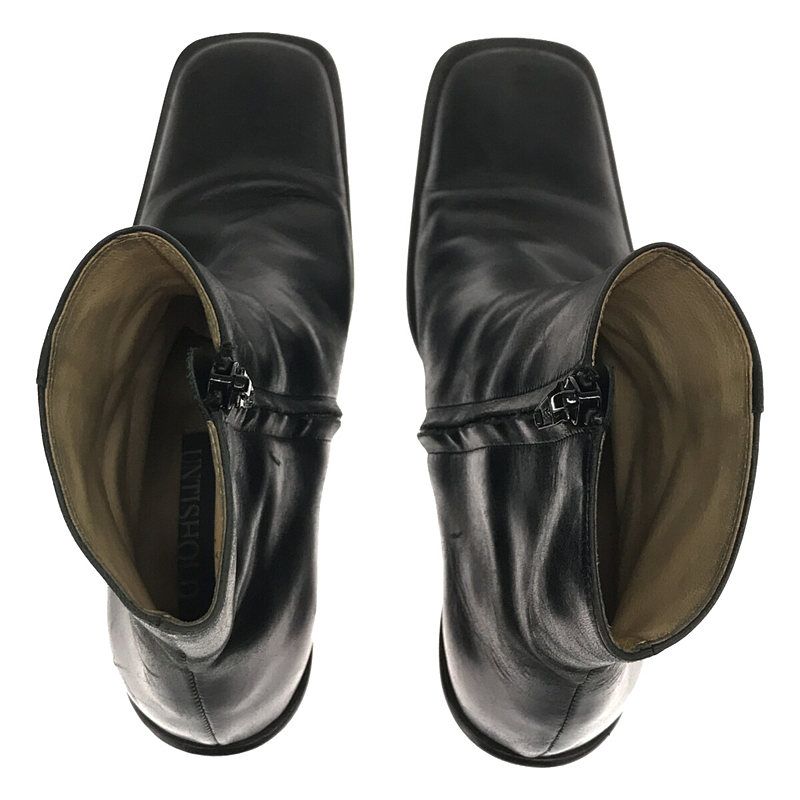 UNTISHOLD / アンチショルド | Naty -5 Leather レザー ショートブーツ