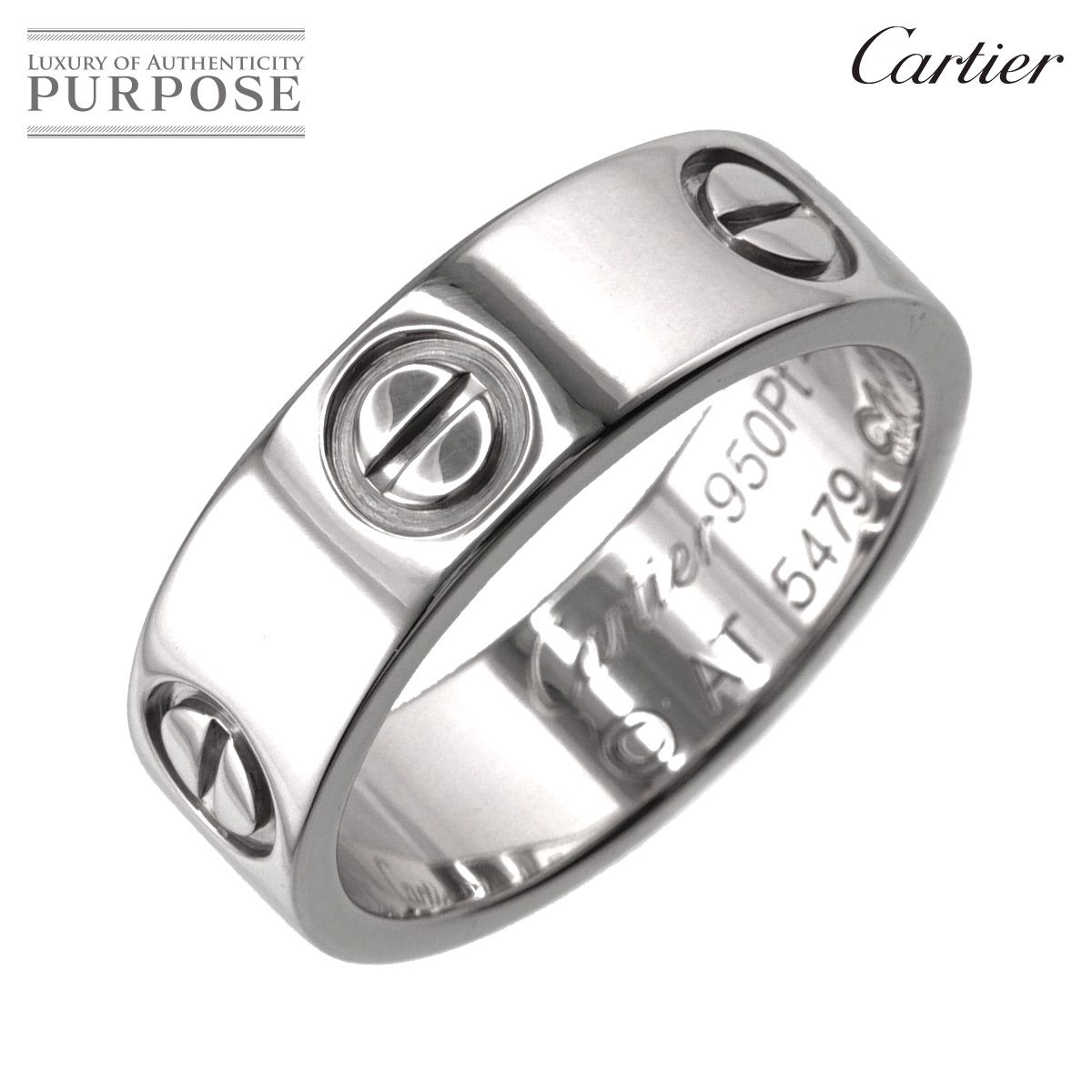 リング(指輪)Cartier ☺︎ カルティエ プラチナ リング pt950 サイズ48