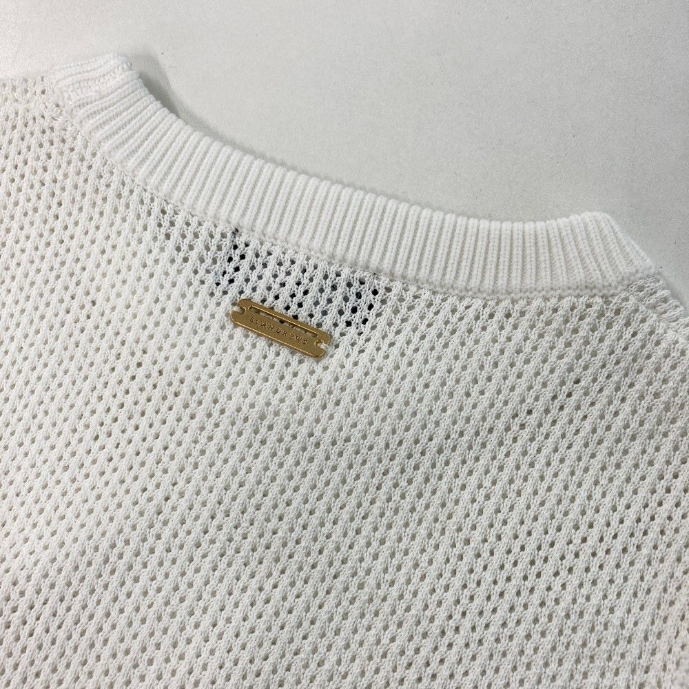 爆買いしたい サイズ：S ST ANDREWS セントアンドリュース ニットベスト レディースウェア