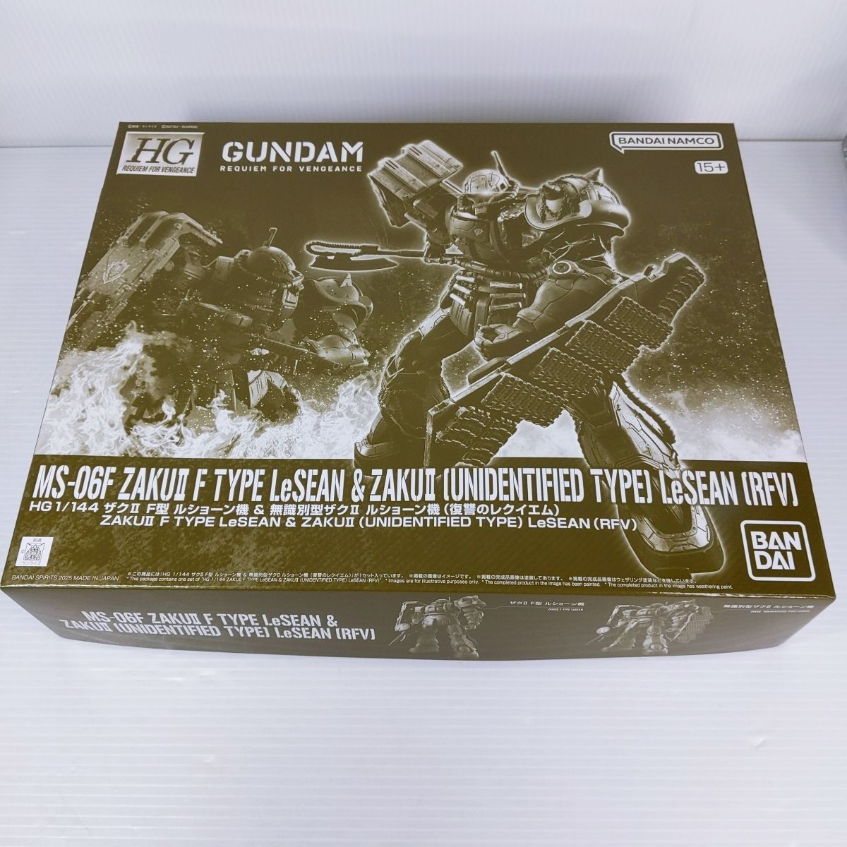 未組立品】ガンプラ HG 1/144 ザクII F型 ルショーン機＆無識別