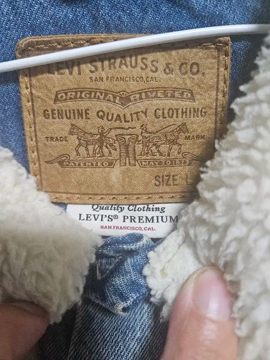 LEVI S リーバイス プレミアム L デニム シェルパ ジャケット