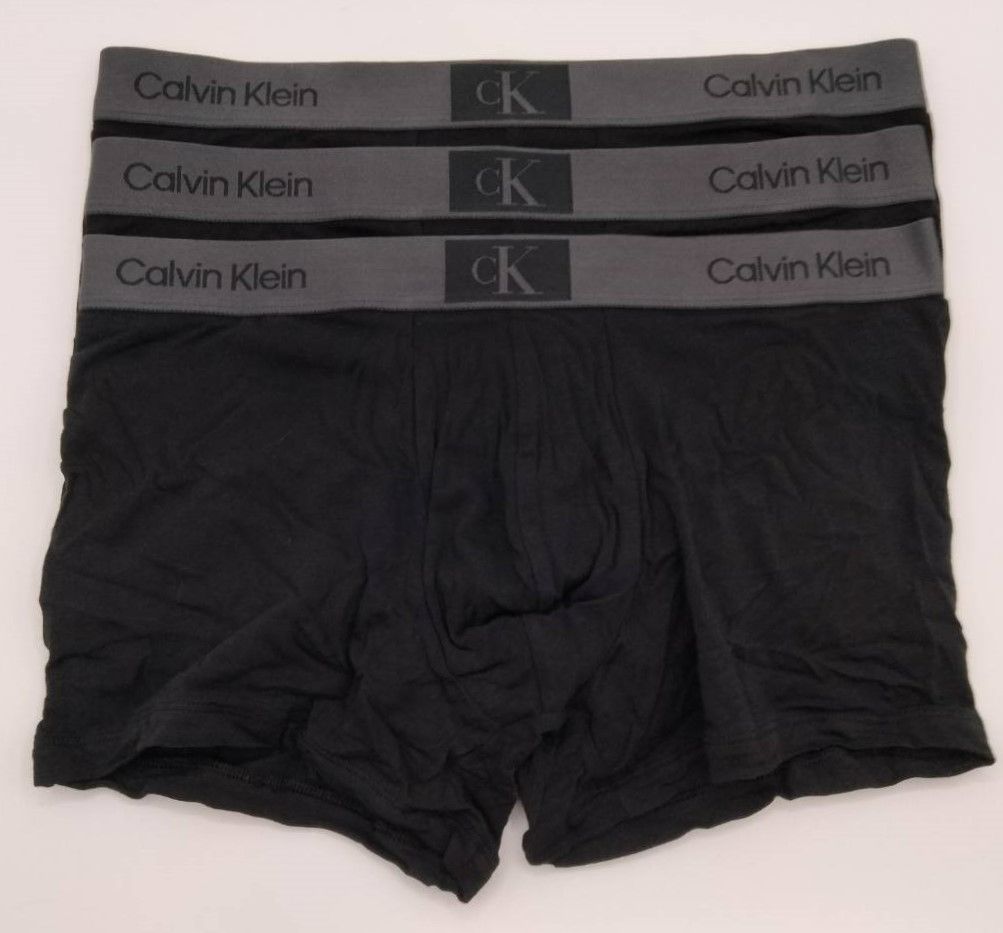 Calvin Klein1996(カルバンクライン)  ボクサーパンツ 黒 Mサイズ 3枚セット メンズボクサーパンツ 男性下着 NB3582