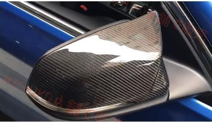 アウディ TT 8J 2006-2015 年 高品質 カーボン柄 ドアミラーカバー サイドガーニッシュ 外装パーツ BRIGHTFACE_UK