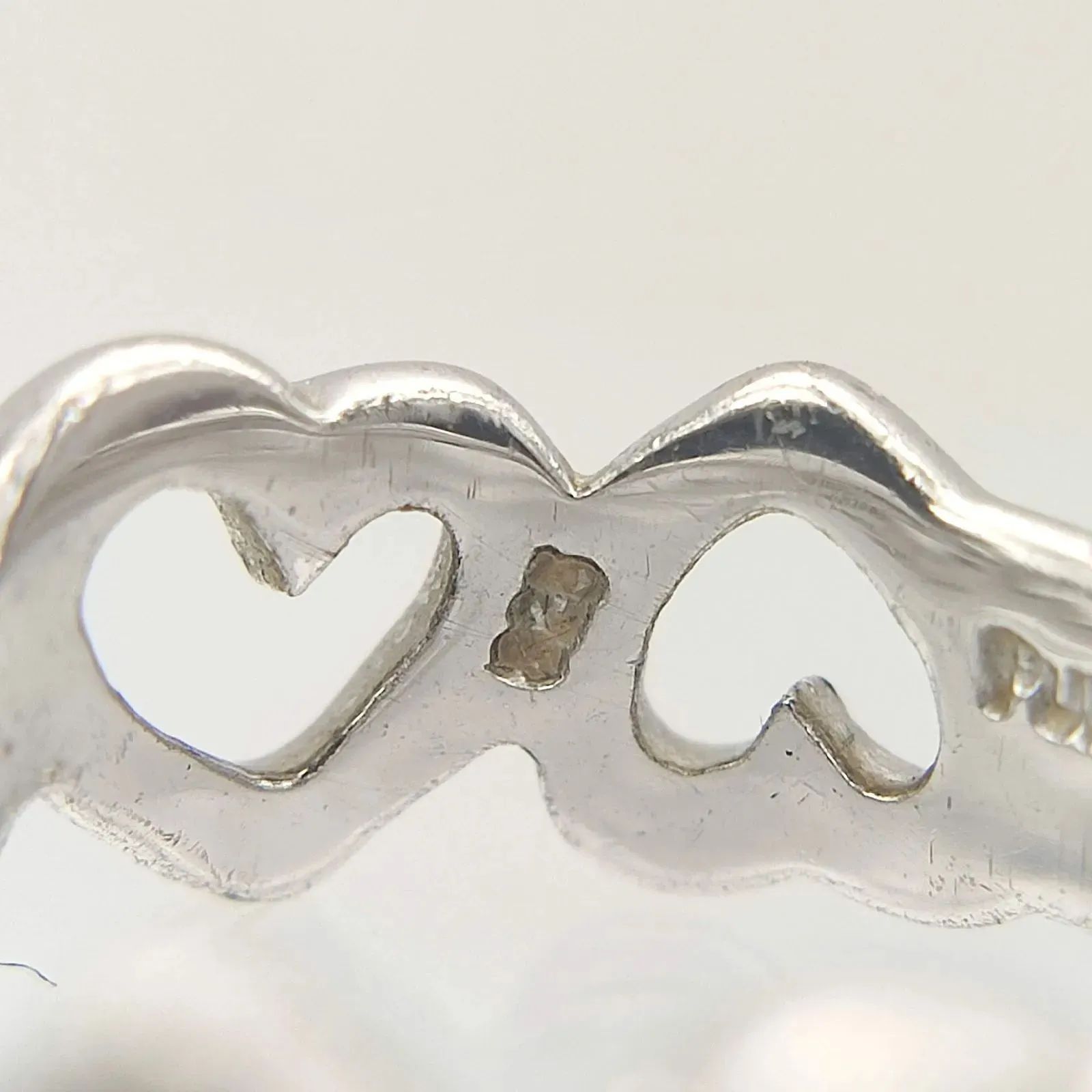 美品】PURE DAYS ピュアデイズ オープンハートリング SILVER シルバー 