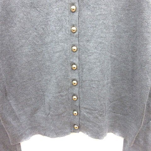 大人気　ZARA　ザラ　シャギーカーディガン　グレー　M-L 半額♡ZARA グレー ニット カーディガン バイカラー - メルカリ