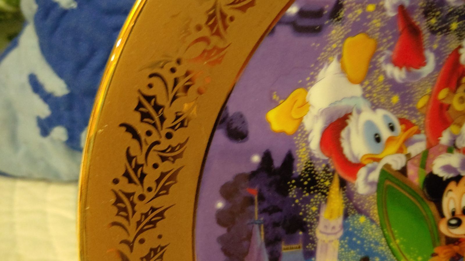 ディズニー　1993年　ELEVENTH CHRISTMAS 装飾用皿 ディズニー 1993年 ELEVENTH CHRISTMAS 装飾用皿 レトロかわいい