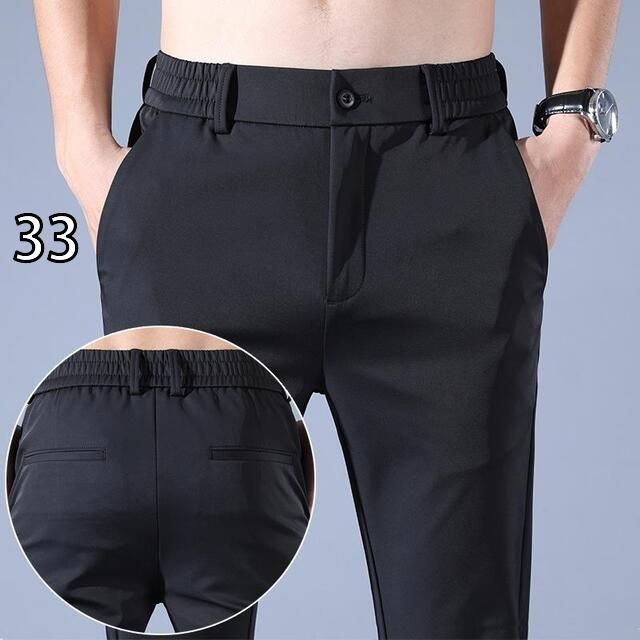 [33]春 コーデ メンズ  服 シンプル ファッション オシャレ 大人 かっこいい 大きいサイズ ストリート 紳士服  カジュアル パンツ スリム ストレート 速乾 シンプル ビジネス