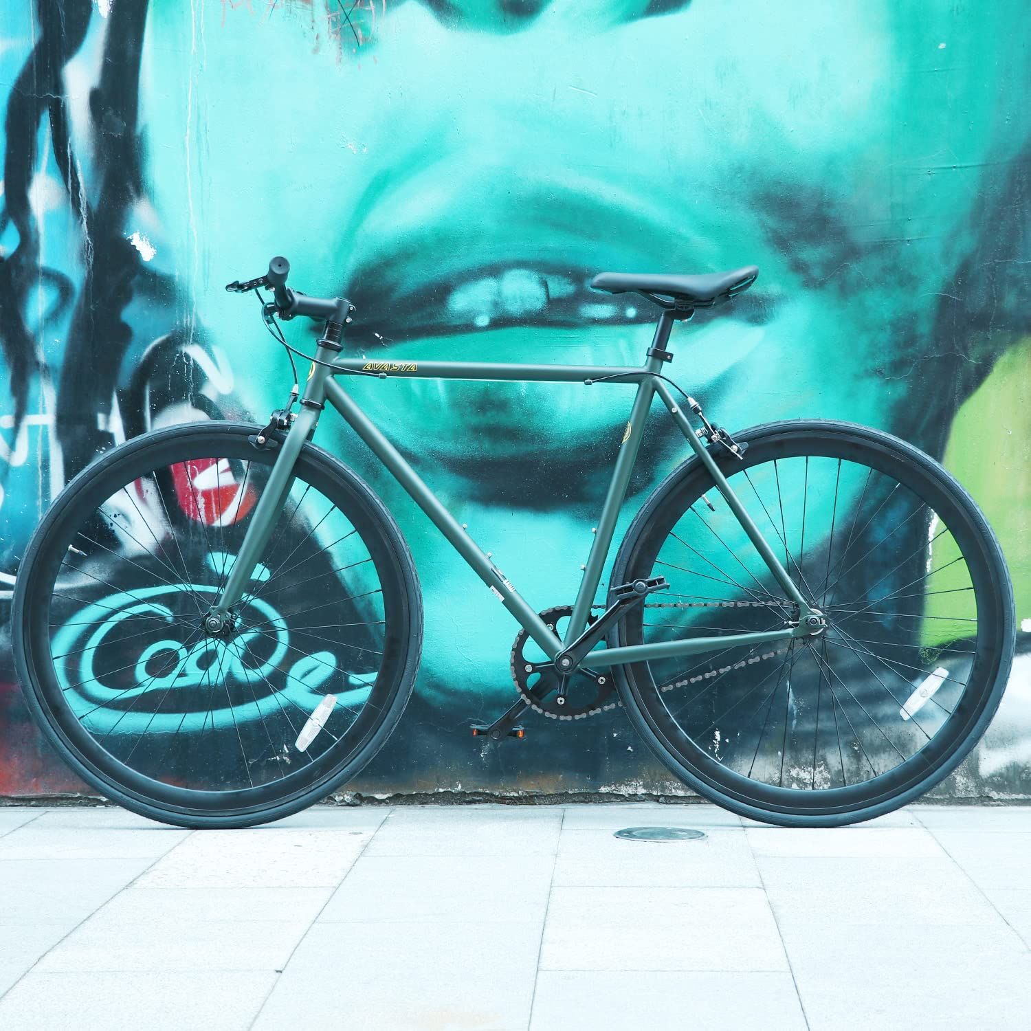 AVASTA ピストバイク固定ギア自転車 フィクスギアバイク