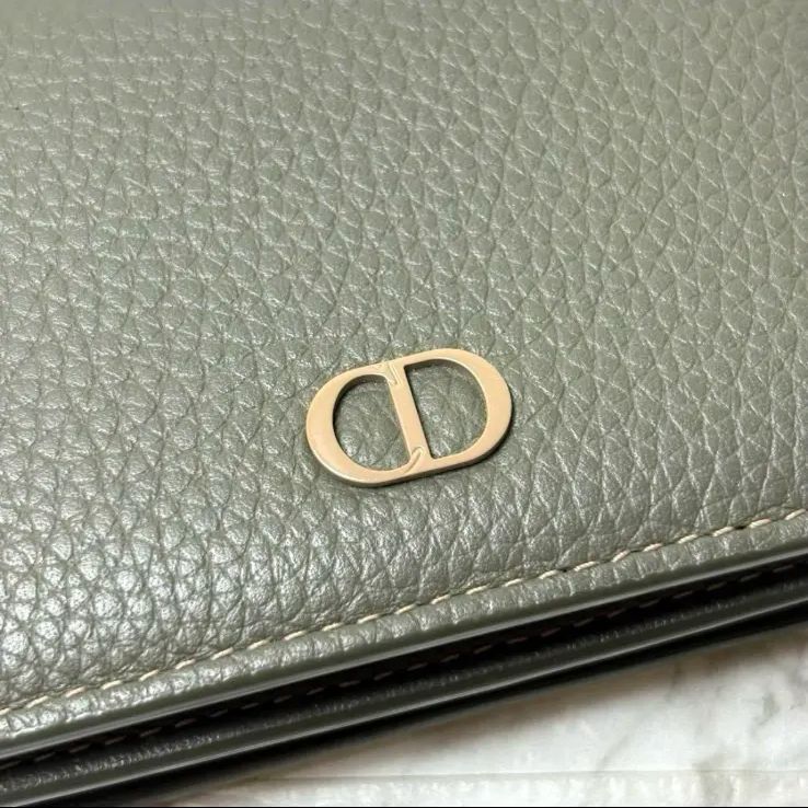 クリスチャンディオール カードケース 名刺 レザー アイコン CD