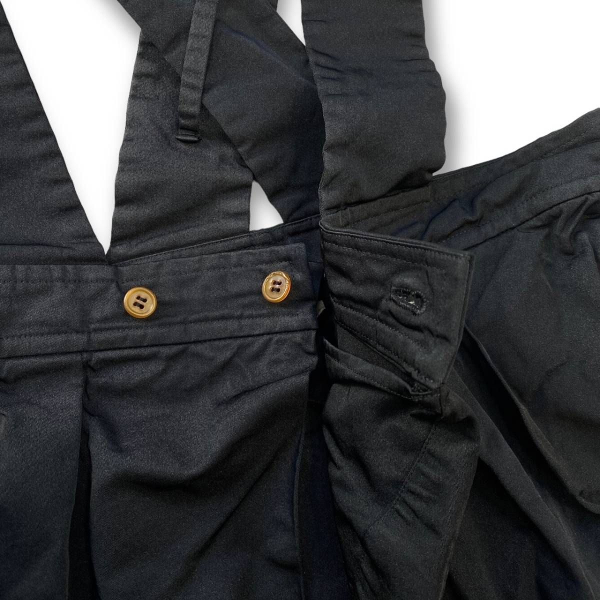 COMME des GARCONS COMME des GARCONS ポリ縮絨 サロペット 吊り
