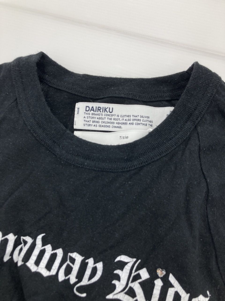 販売商品の販売 dairiku ノースリーブ Tシャツ タンクトップ