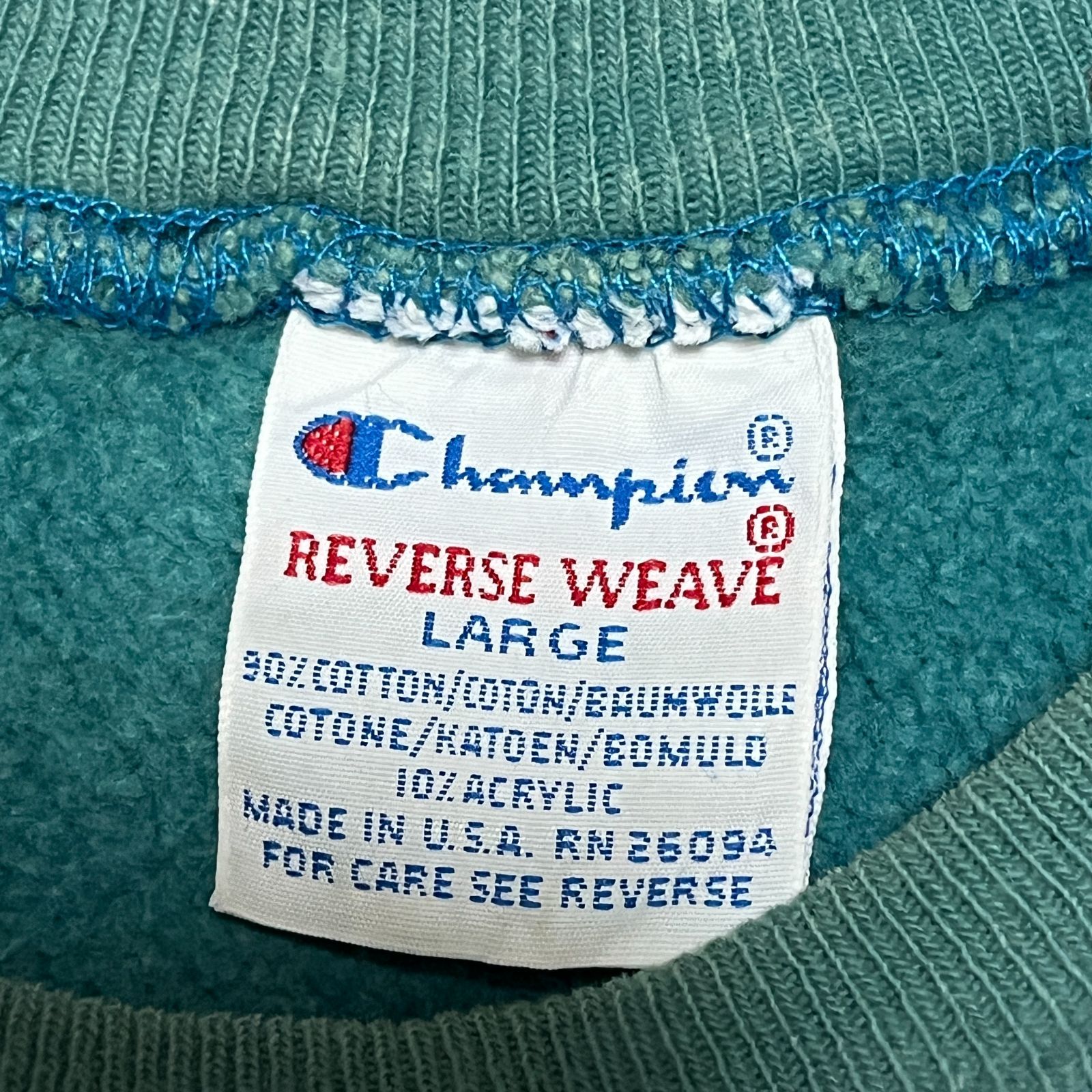 Champion】90s Made In USA Reverse Weave Large 