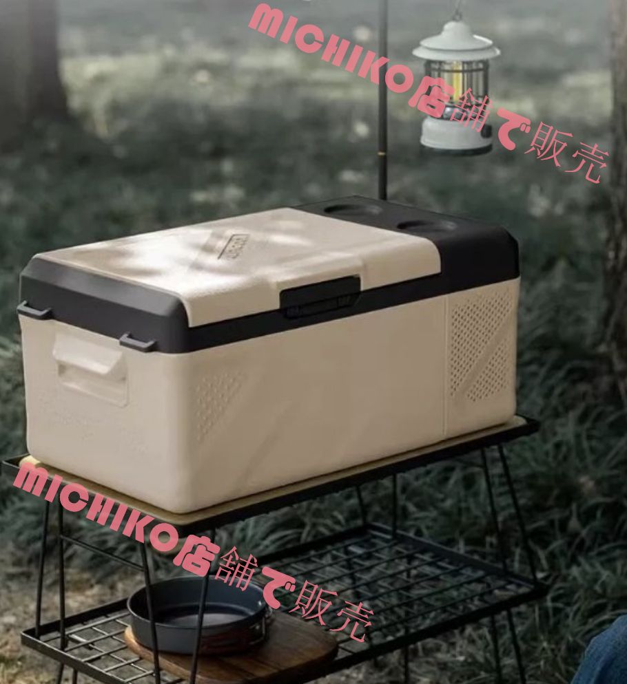 2025最新バージョン 車載冷蔵庫 20L ポータブル冷蔵庫 -20℃～ 20℃調整 圧縮機冷凍車用小冷凍クーラーボックス 家庭用車載用12V 24V 110V FFCRYSTALESIA_COM