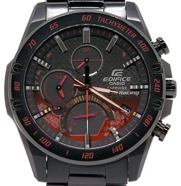 ★箱保付！良品！CASIO カシオ EDIFICE エディフィス EQB-1000HR-1AJR Honda Racing Limited Edition ソーラー メンズ★