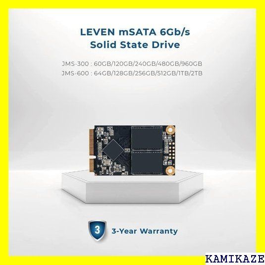 LEVEN mSATA SSD 1TB 3D NAND TLC SATA III 6GB / mSATA (30x50.9mm