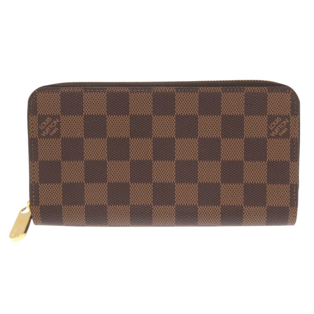 VUITTON ルイヴィトン ダミエ ジッピーウォレット ラウンドファスナー 美品 ☆ Louis Vuitton ルイヴィトン ダミエ ジッピーウォレット