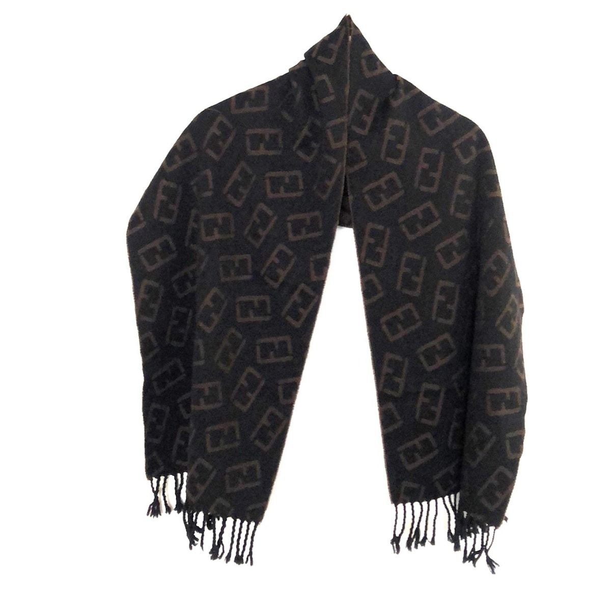 【定価9万】FENDI フェンディ マフラー FFロゴ リバーシブル 正規品 定価9万】FENDI フェンディ マフラー FFロゴ リバーシブル 正規品