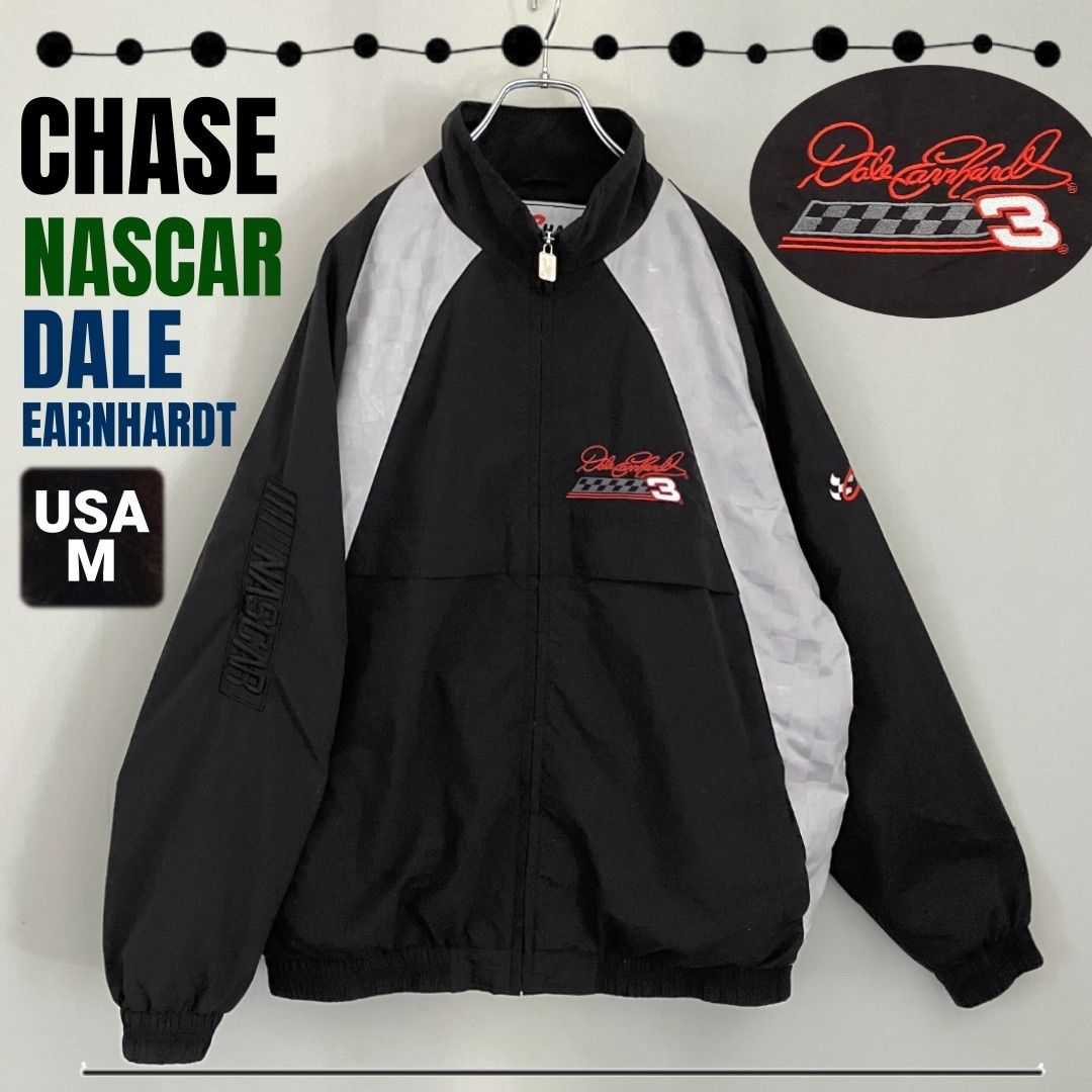 chase authentics レーシング パーカー フーディ CHASE AUTHENTICS☆90sナスカージャケット☆ナイロン