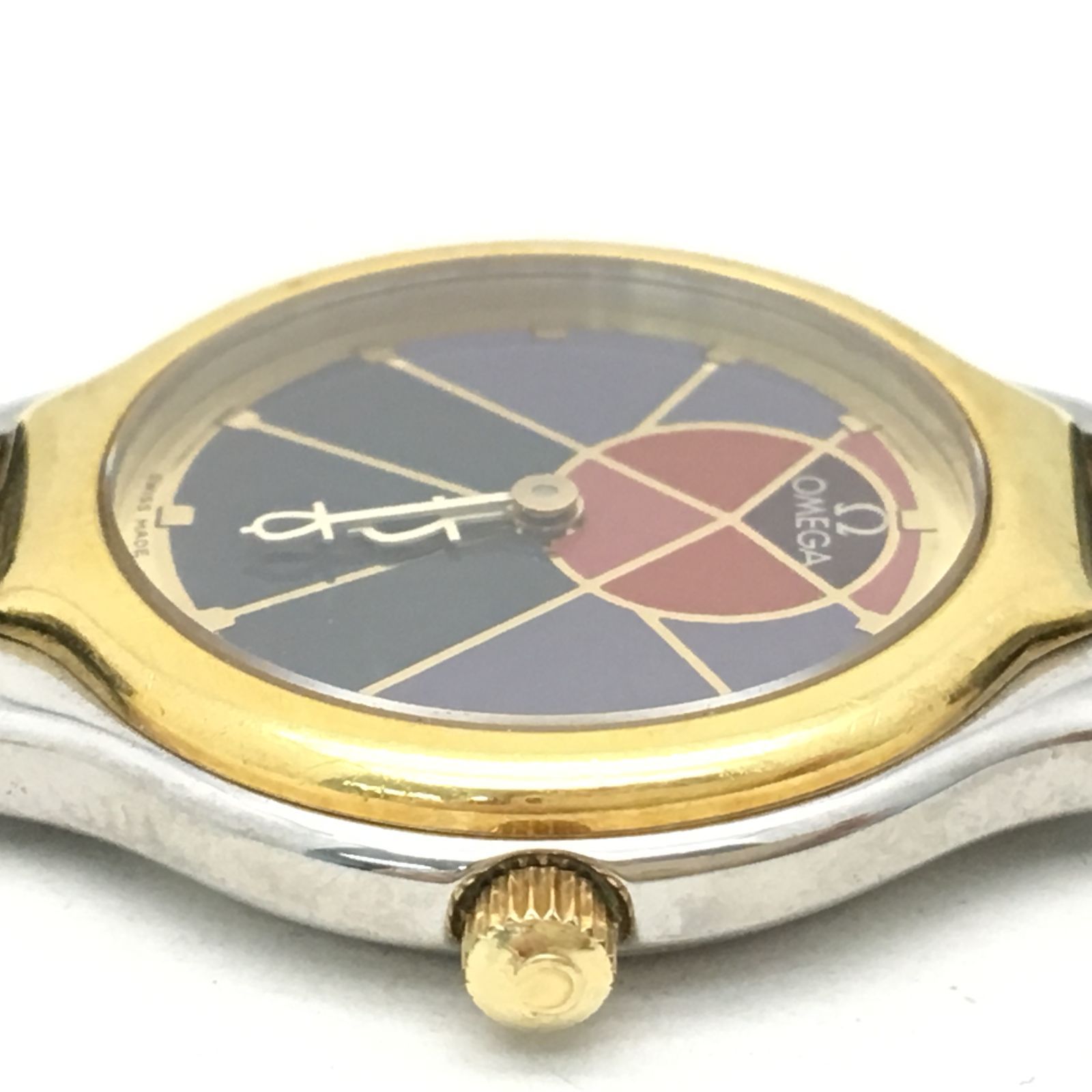 稼働品！オメガ♦︎デビル♦︎レディース腕時計 オメガ デビル シンボル レディース 腕時計 マルチカラー 稼働品