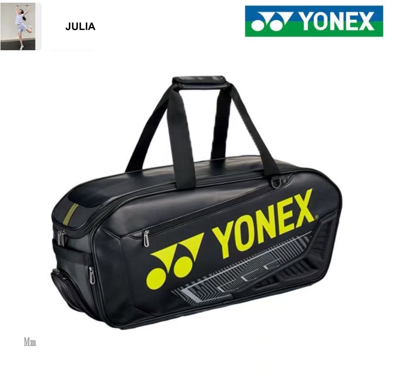 【即日発送】ヨネックス YONEX新品 未使用トーナメントバッグ ブラック トーナメントBAG新品未使用YONEXバッグ