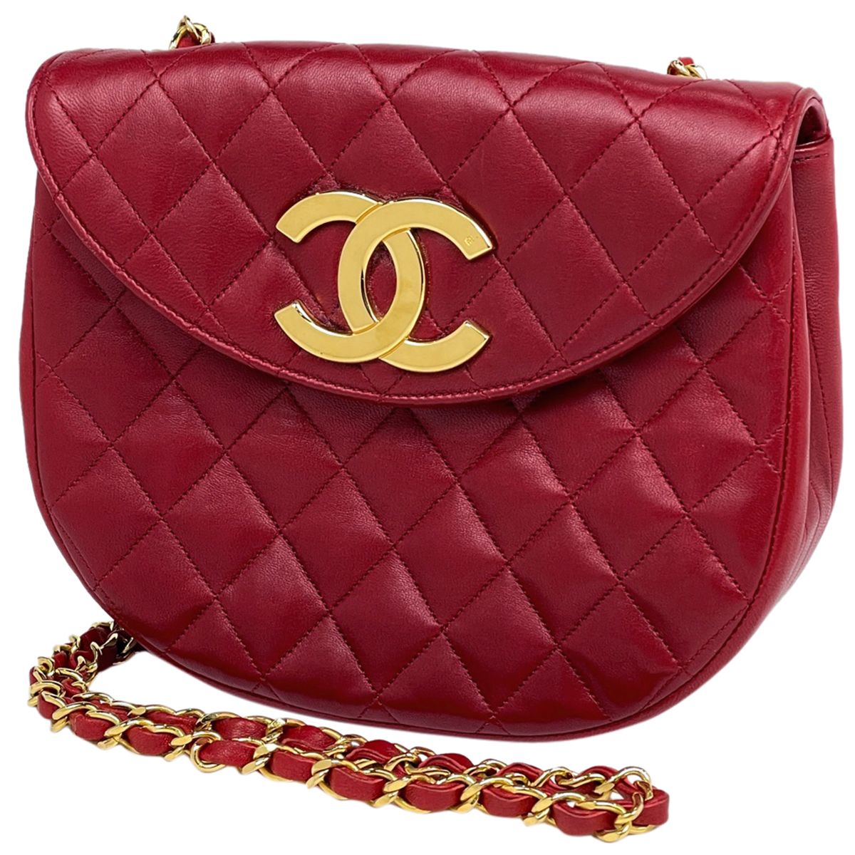ジャンク品】シャネル CHANEL ココマーク チェーン ショルダーバッグ 