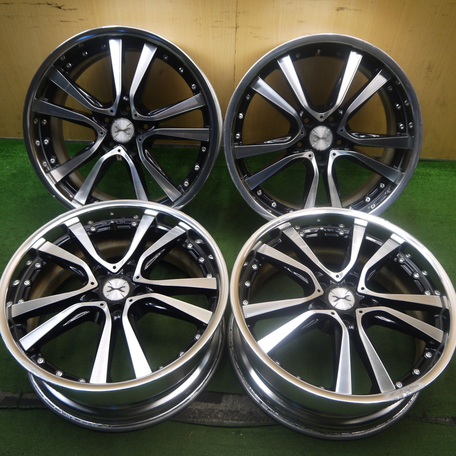 4本価格 MAVERICK マーベリック 405S CURL フランジ 19インチ ホイール 19×8J PCD114.3 5H 5090801Hホ