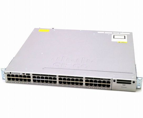 Cisco Catalyst WS-C3850-48T-E V07 48ポート1000BASE-T CAT3K_CAA-UNIVERSALK9-M Ver.03.06.06E 中古