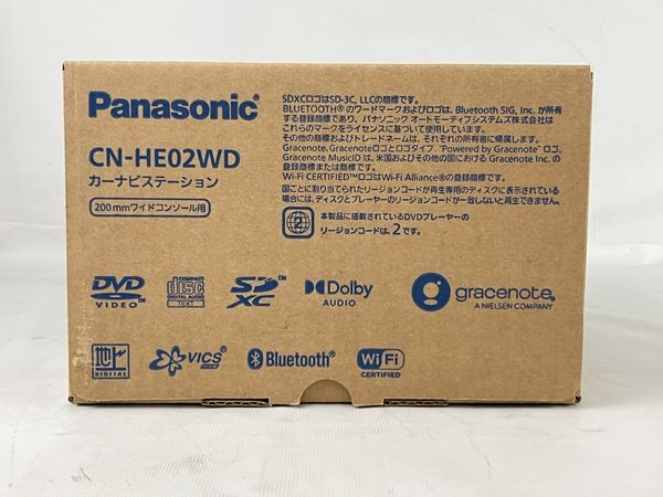 Panasonic CN-HE02WD Strada ストラーダ カーナビ ステーション