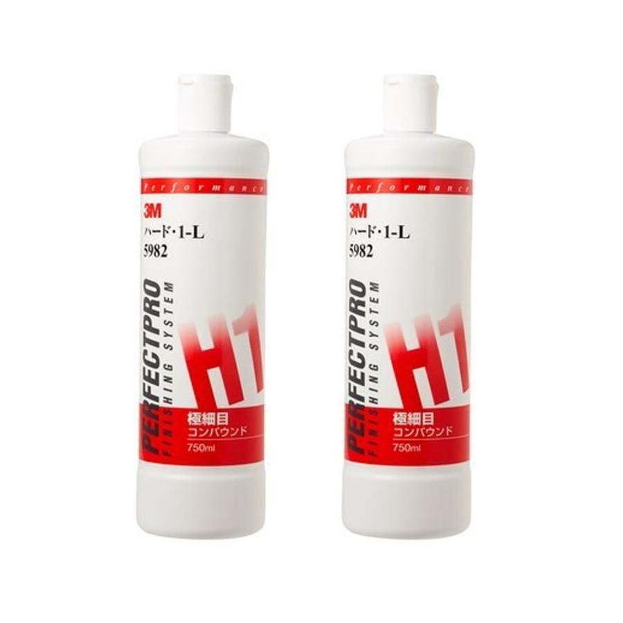 ◆ ◆ 2本セット 3M スリーエム コンパウンド ハード 1-L 5982 750ｍＬ 2本