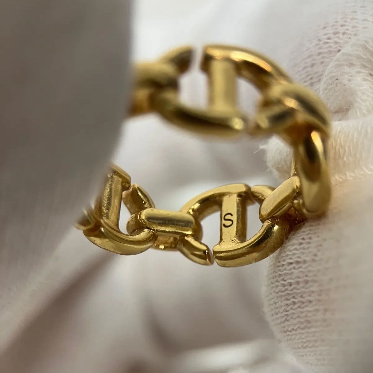 定価58,000円・美品】DIOR ディオール CD ICON チェーン リング 