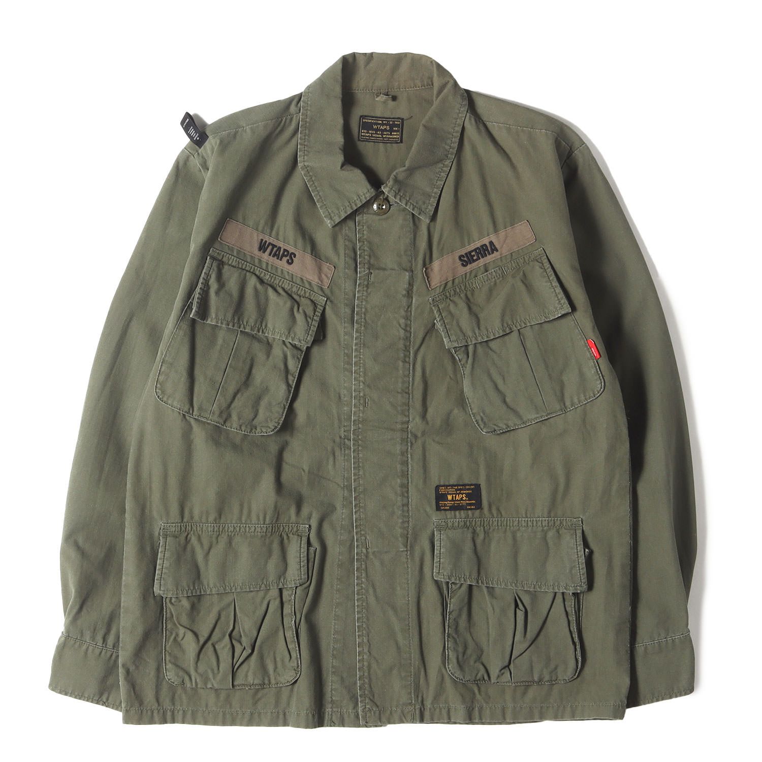 WTAPS ダブルタップス ミリタリージャケット 楽天市場】WTAPS ダブルタップス ジャケット ノーカラー