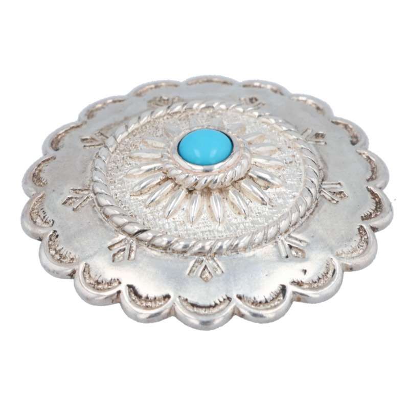 tady&king タディアンドキング フラワーコンチョトップ銀縄ターコイズ分銅付き シルバー925 ペンダントトップ ネックレス TADY\u0026KING フラワーコンチョトップ 銀縄ターコイズ 分銅付き タディ