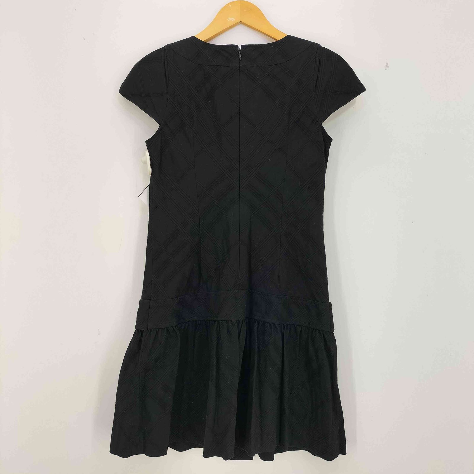Burberry チェック柄 半袖ひざ丈ワンピース　36 Burberry チェック柄 半袖ひざ丈ワンピース 36 BURBERRY チェック柄