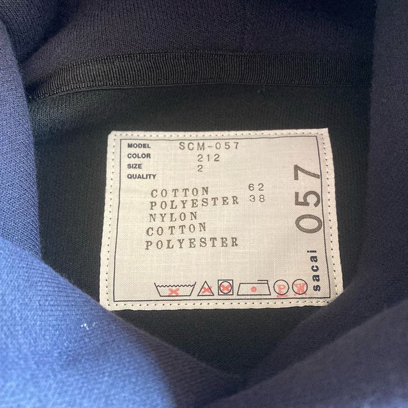 sacai サカイ ハイブリッド パーカー SCM057 sacai サカイ ハイブリッド パーカー SCM057 (sacai/パーカー