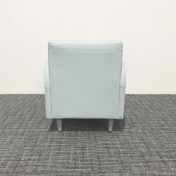 応接用ソファ 1人用 ベルセア ブルー ブルー