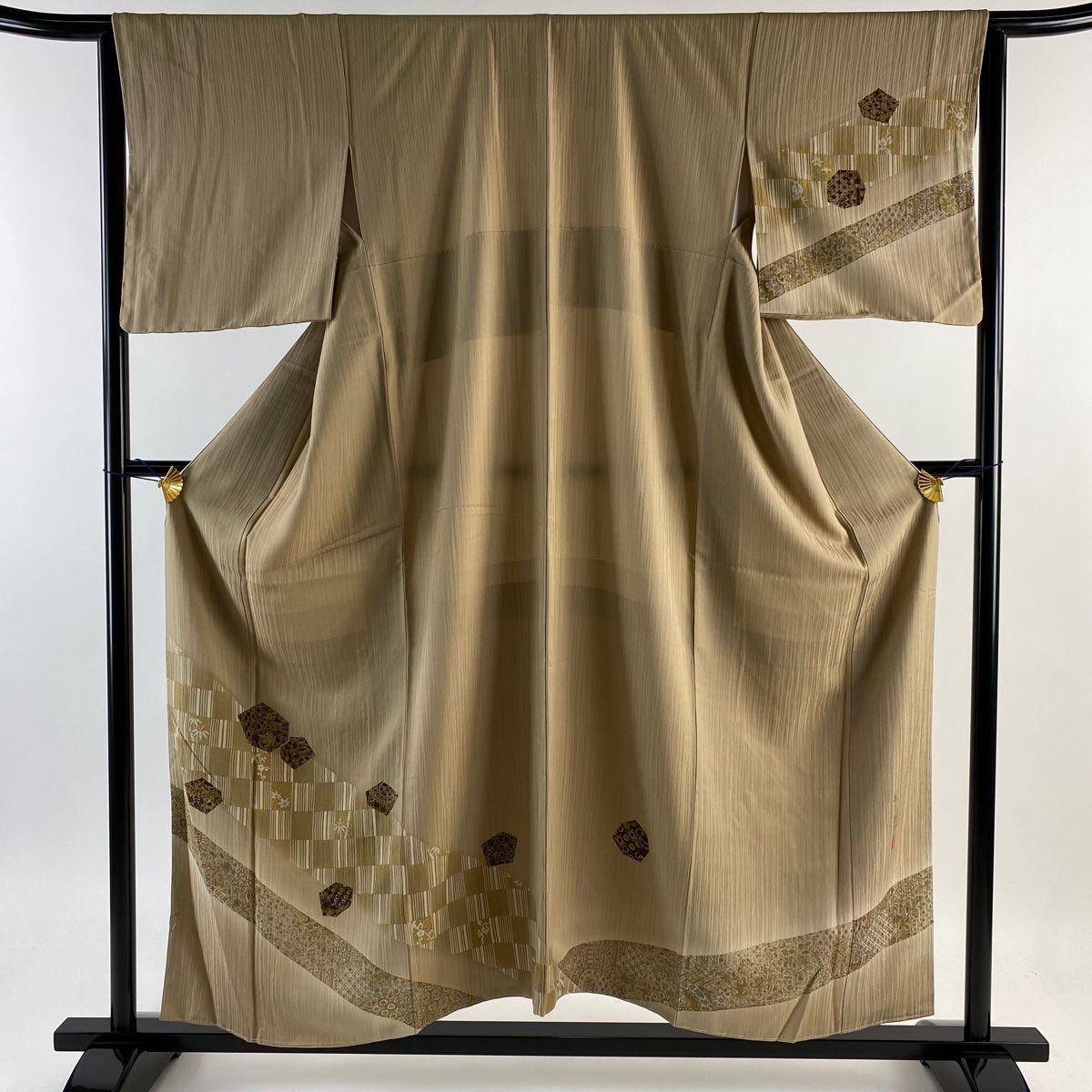 訪問着 身丈156cm 裄丈64cm 正絹 秀品 【中古】（付下げ 身丈156cm 裄  