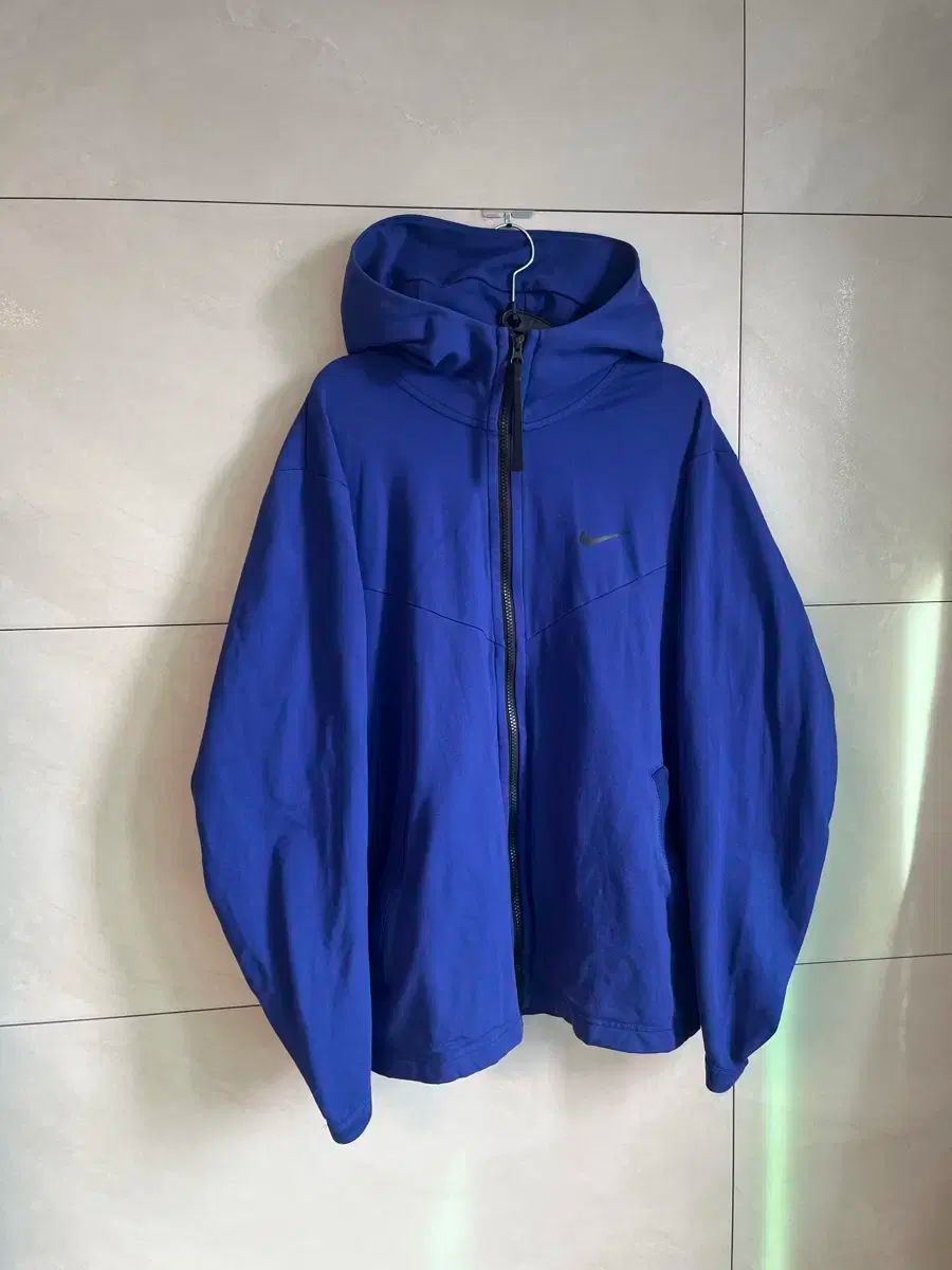 Nike ナイキ テックフィット フード付き ジップアップパーカー 青 2XL size