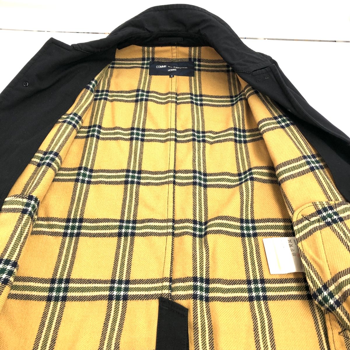 COMME des GARCONS コムデギャルソンオム ハーフ コート サイズ