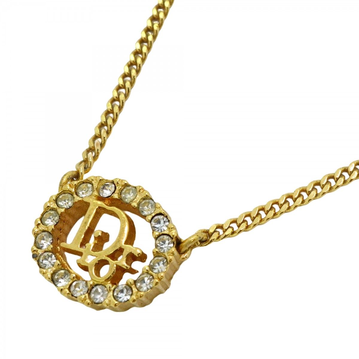 Christian Dior - DIOR Dior ディオール ロゴ オーバル 金メッキ
