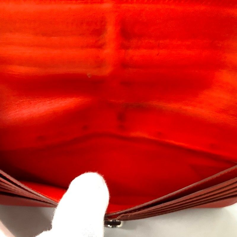 HERMES エルメス ドゴンロング レッド系 トリヨンクレマンス シルバー  