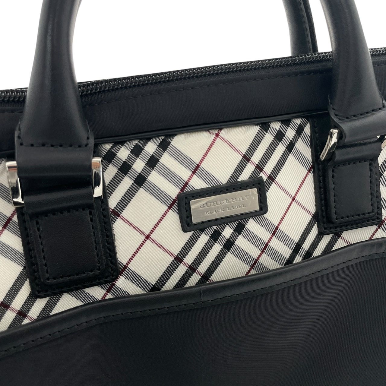 バーバリーブラックレーベル　ビジネスバッグ　ブリーフケース　2way　チェック柄 BURBERRY BLACK LABEL】バーバリーブラックレーベル ビジネス